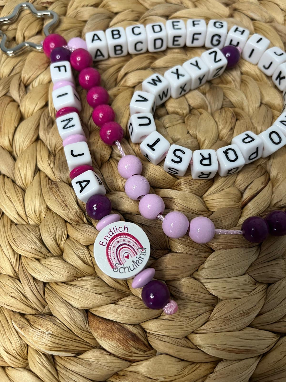 ABC Rechenkette - Buchstaben-Zahlen-Kette für kleine Entdecker - Einschulung Schultüte