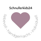 Schnullerkette mit Namen personalisiert | Herz mit Spruch
