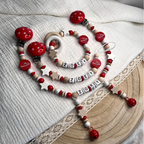3er Set – Schnullerkette, Greifling & Kinderwagenkette mit Name - Mädchen - Kleine Prinzessin