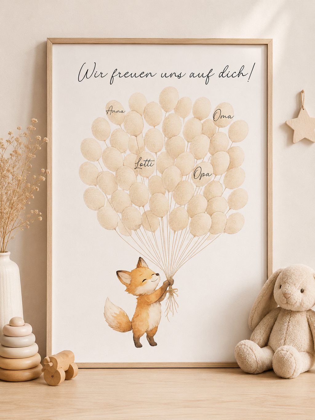 Babyposter - Babyparty - Elefant