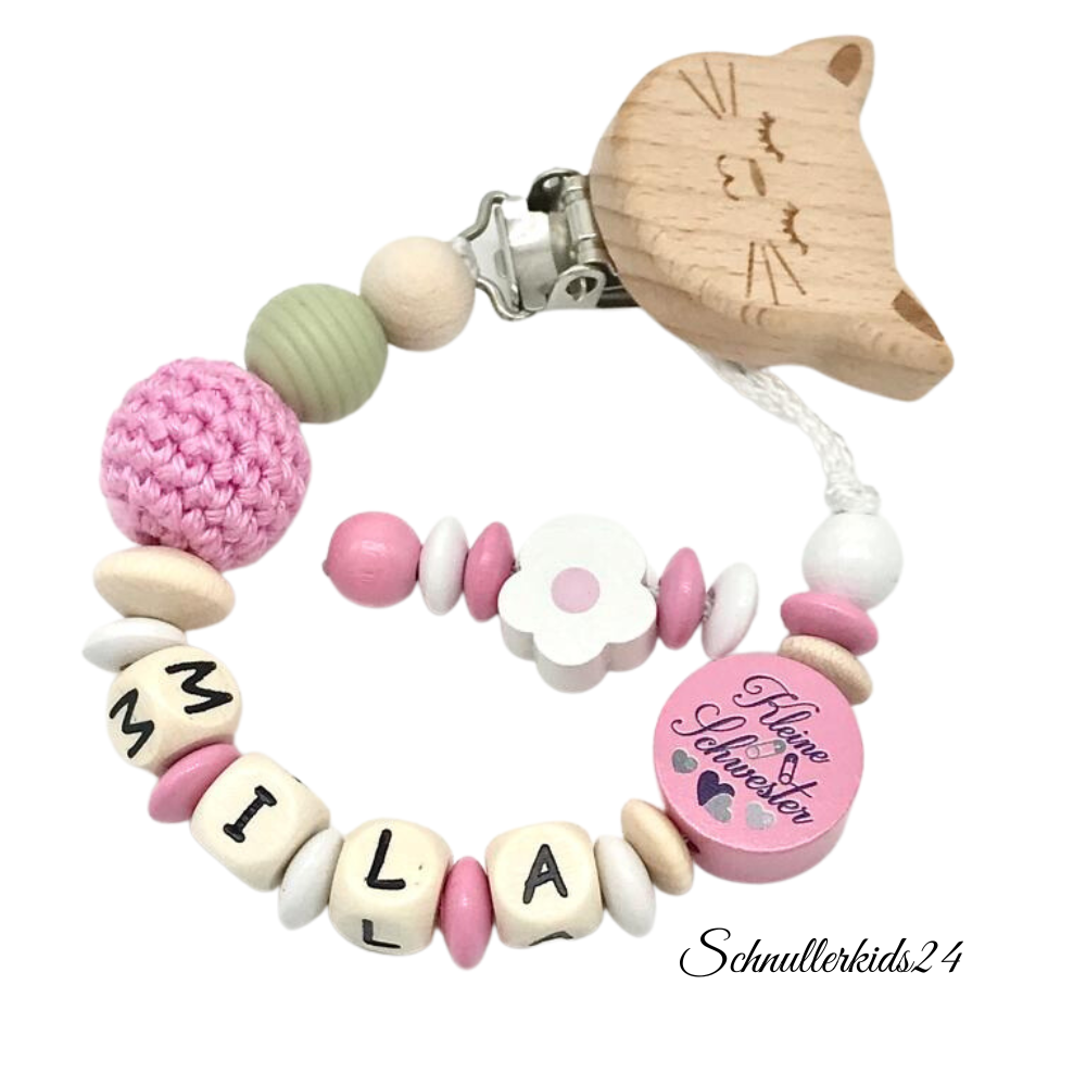Schnullerkette mit Namen