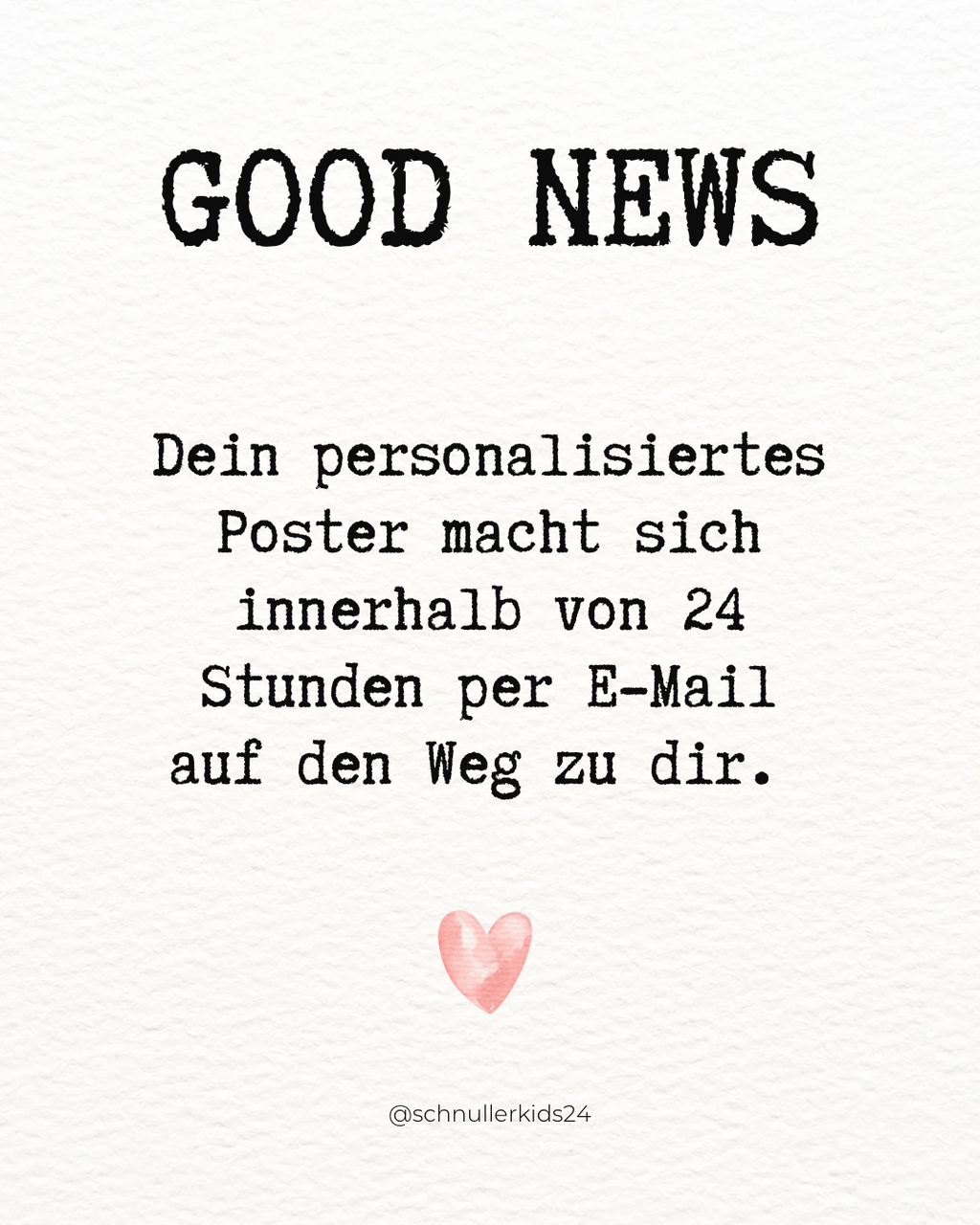 Geburtsposter - Wimpelkette Natur/Beige