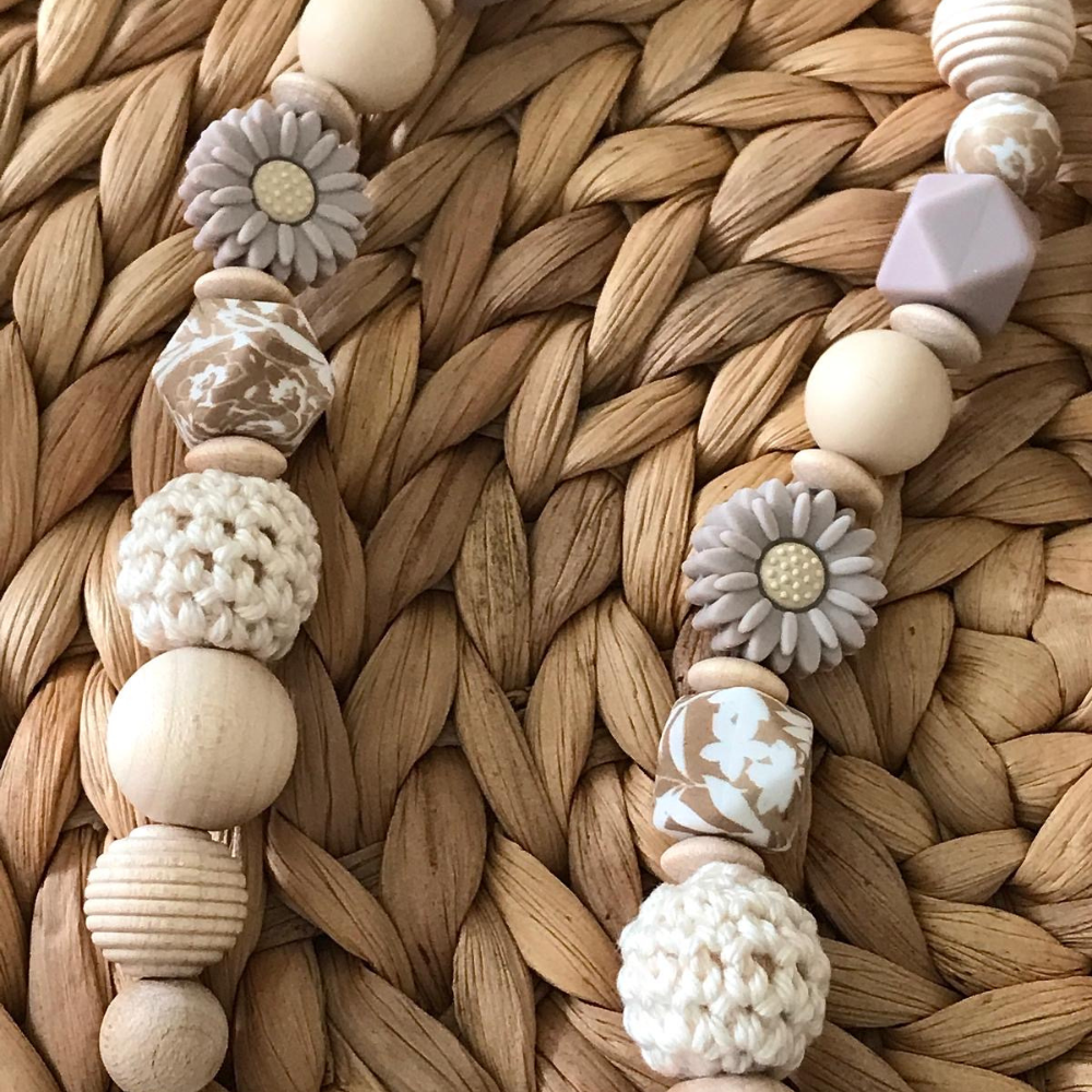 Schnullerkette mit Namen | Kinderwagenkette | Mädchen | Wagenkette | Babygeschenk | Nuckelkette |