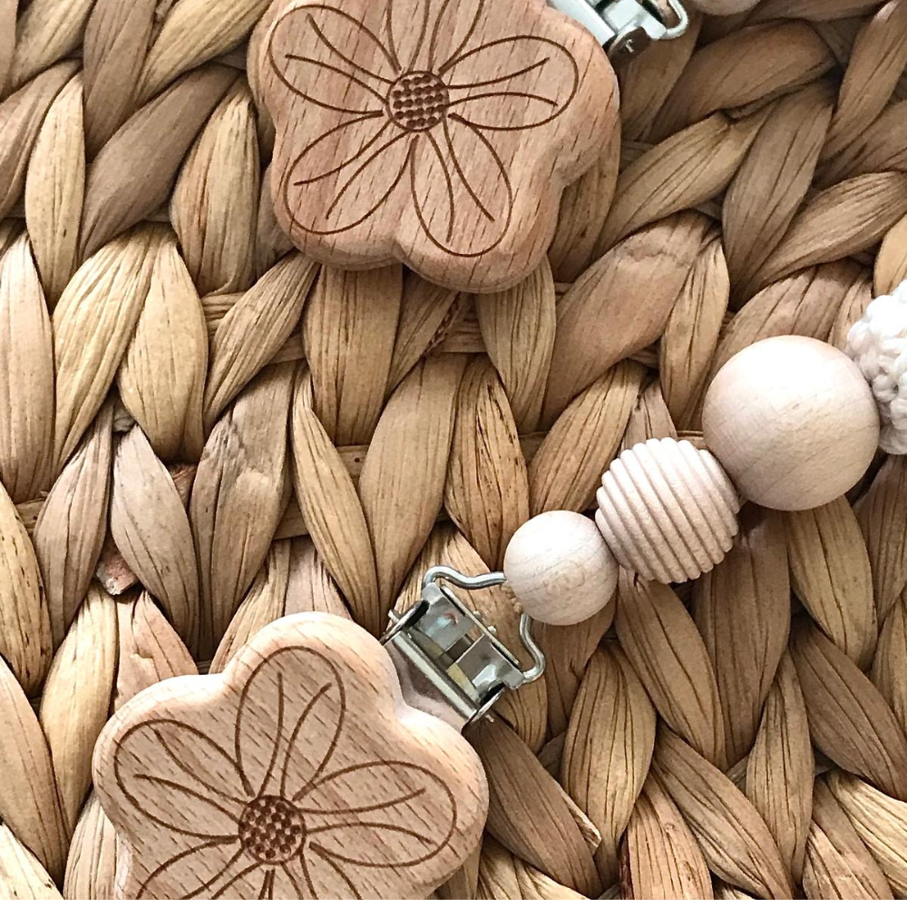 Schnullerkette mit Namen | Kinderwagenkette | Mädchen | Wagenkette | Babygeschenk | Nuckelkette |