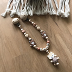 Schnullerkette mit Namen, Greifling, Kinderwagenekette personalisiert, Geschenkeset für Jungen und Mädchen, Fuchs