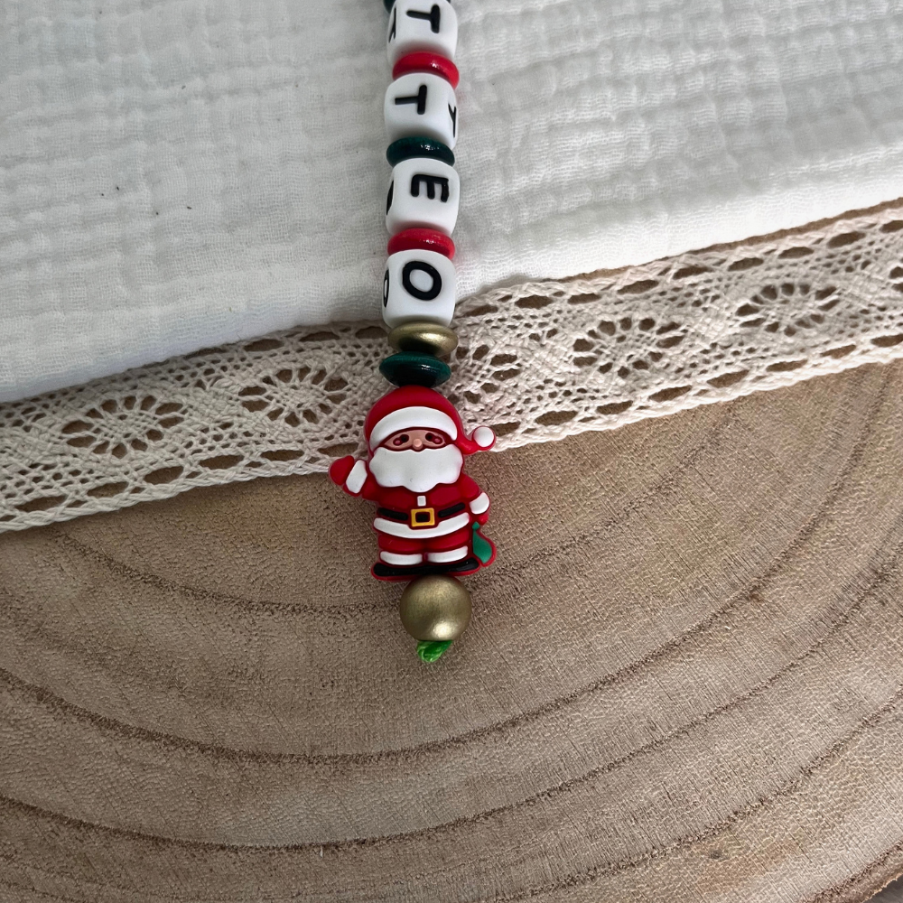 Personalisierter Weihnachtsschlüsselanhänger mit Namen – Weihnachtsgeschenk für Kinder & Erwachsene