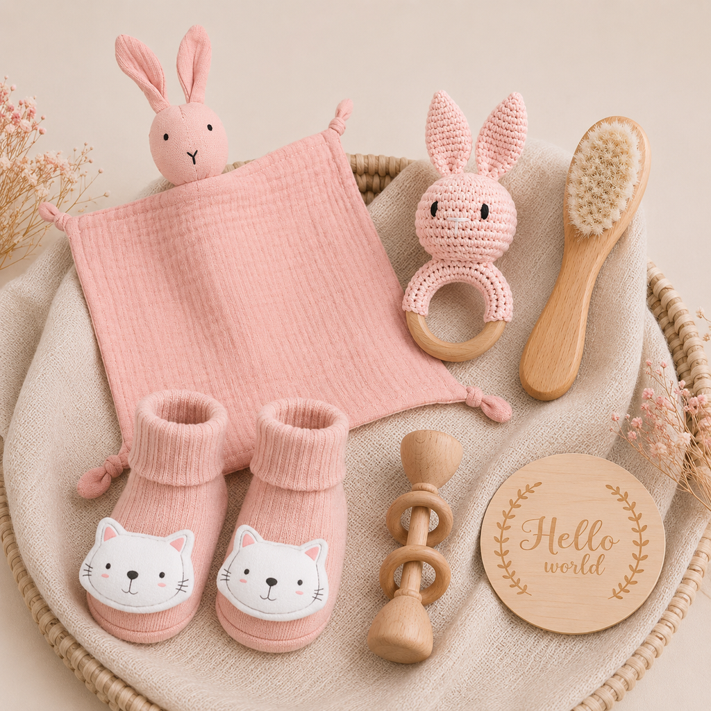 XXL Geschenkset Baby - Rosa