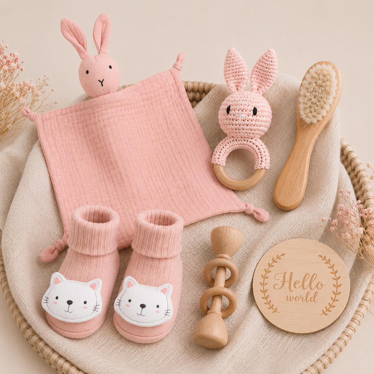 XXL Geschenkset Baby - Rosa