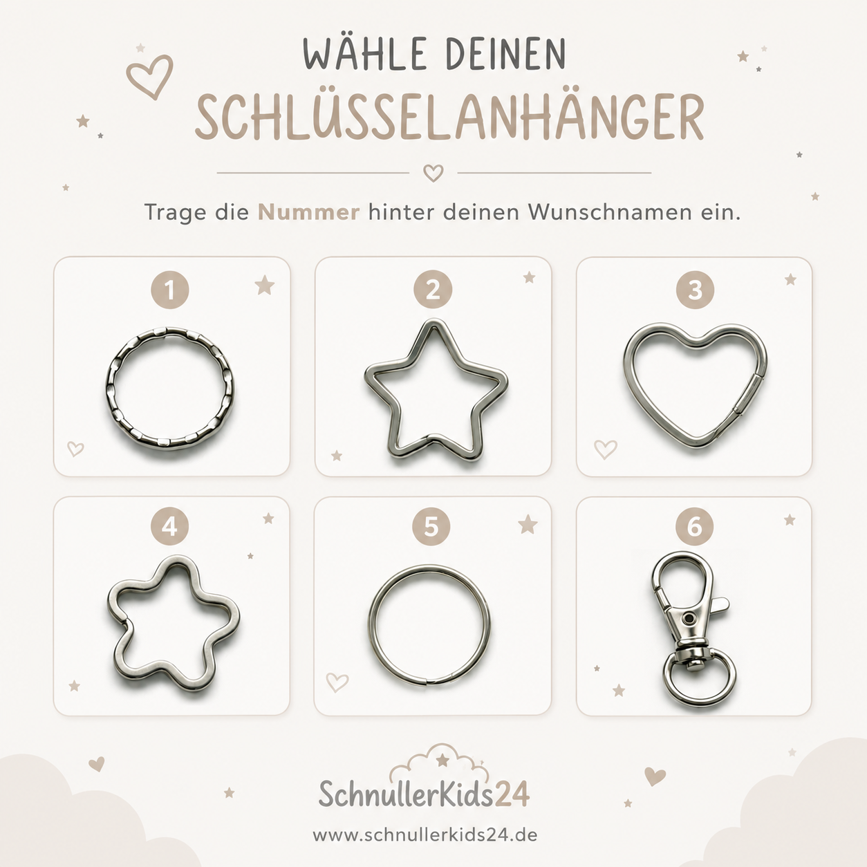 Personalisierte Rechenkette mit Namen – ABC Geschenk Einschulung