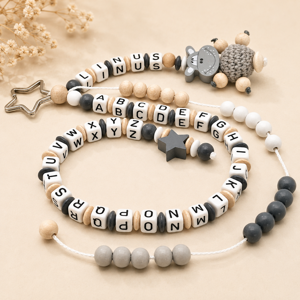 Rechenkette mit Namen - ABC Rechenkette personalisiert - Hippo