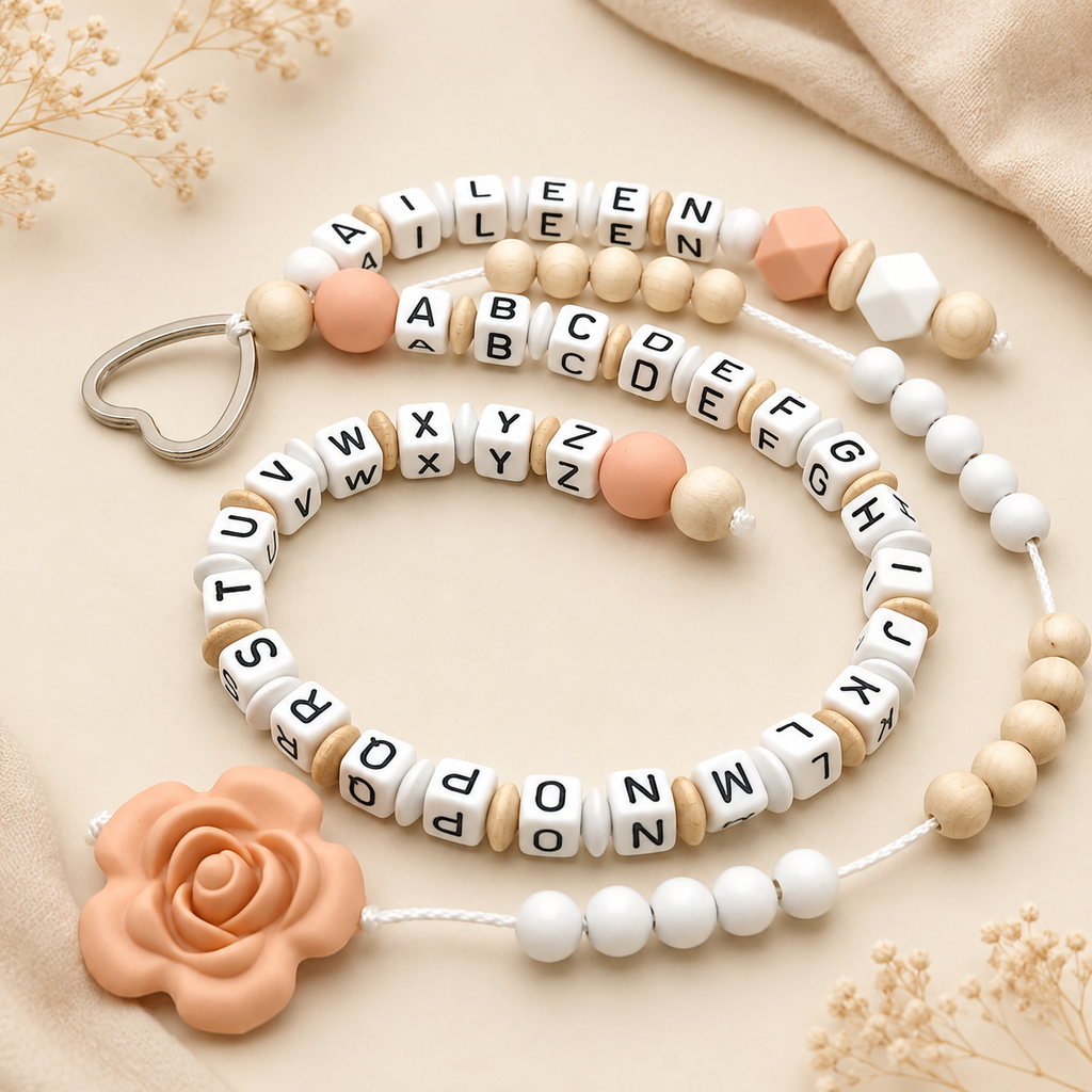 ABC Rechenkette personalisiert - Rechenkette mit Namen - Zählkette -Rechenwurm - Einschulungsgeschenk