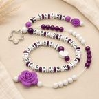 Rechenkette mit Namen Mädchen ABC Kette Zählkette Einschulung Schulkind Rechenwurm