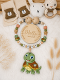 Kinderwagenkette mit Namen – handgemacht & personalisiert