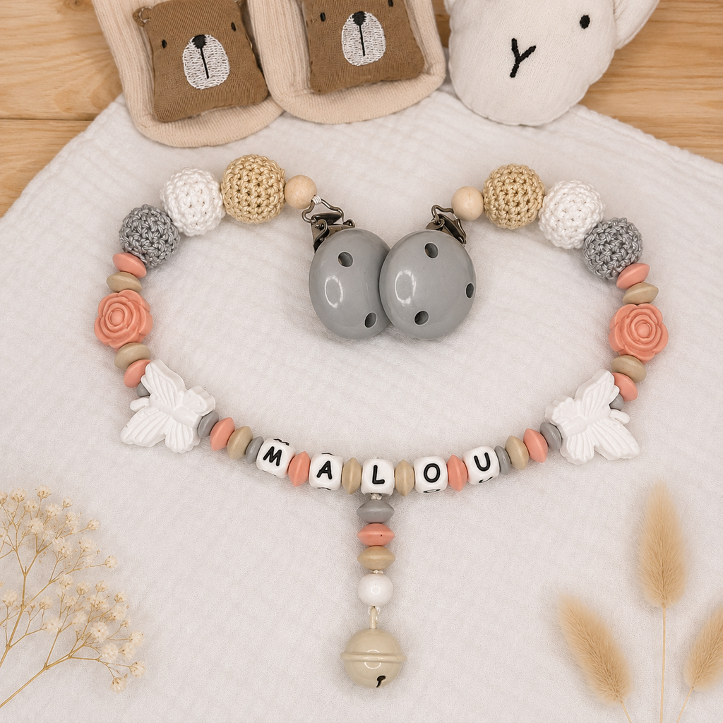 Kinderwagenkette - | Schmetterling