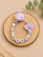 Schnullerkette | Mama mit Herz