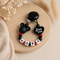 Schnullerkette | Love You | Micky Maus