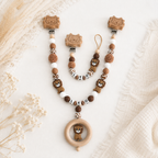 4er Set, Schnullerkette, Kinderwagenkette, Greifring, Babyschalen-Kette | Löwe in Leomuster