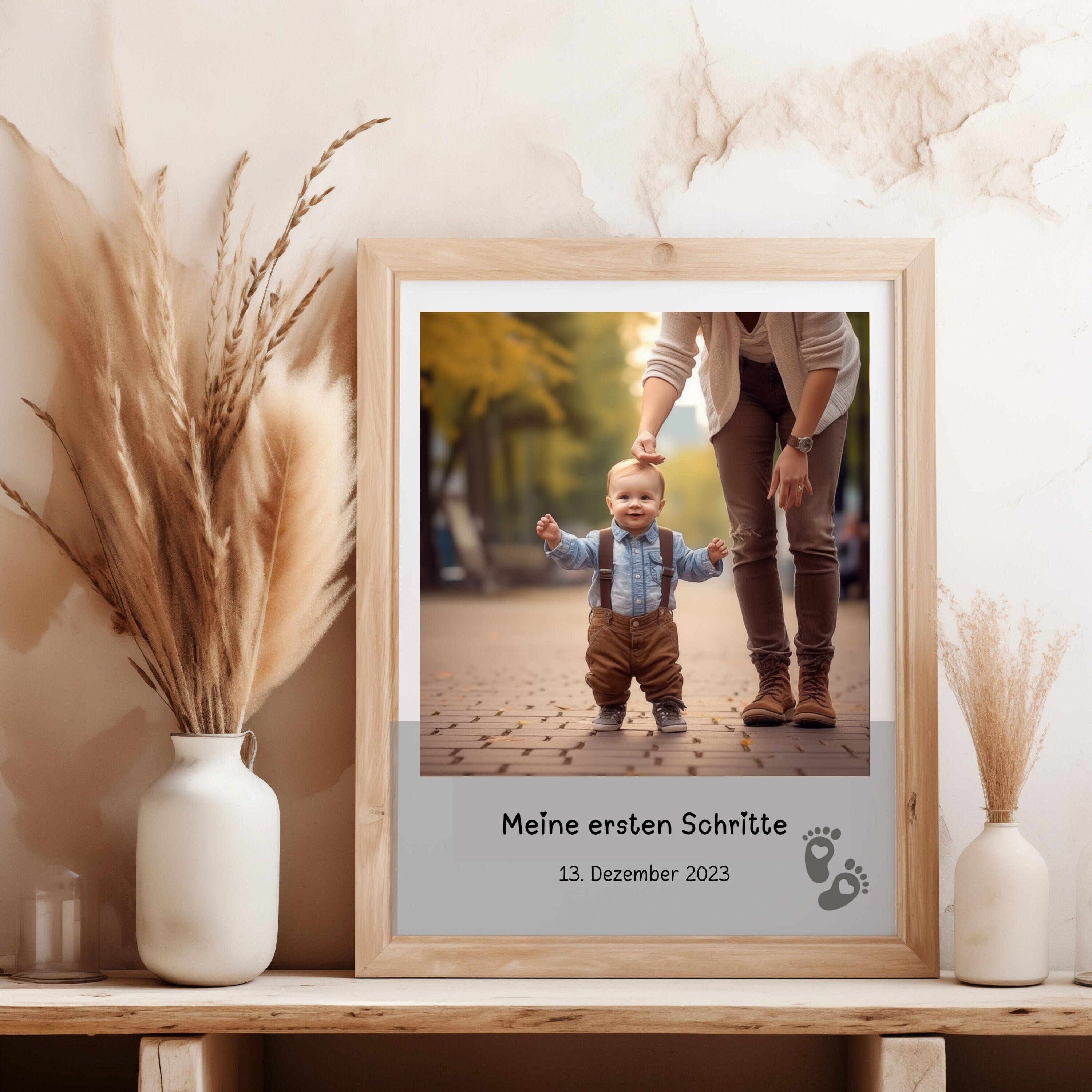Geburtsposter - Meine ersten Schritte
