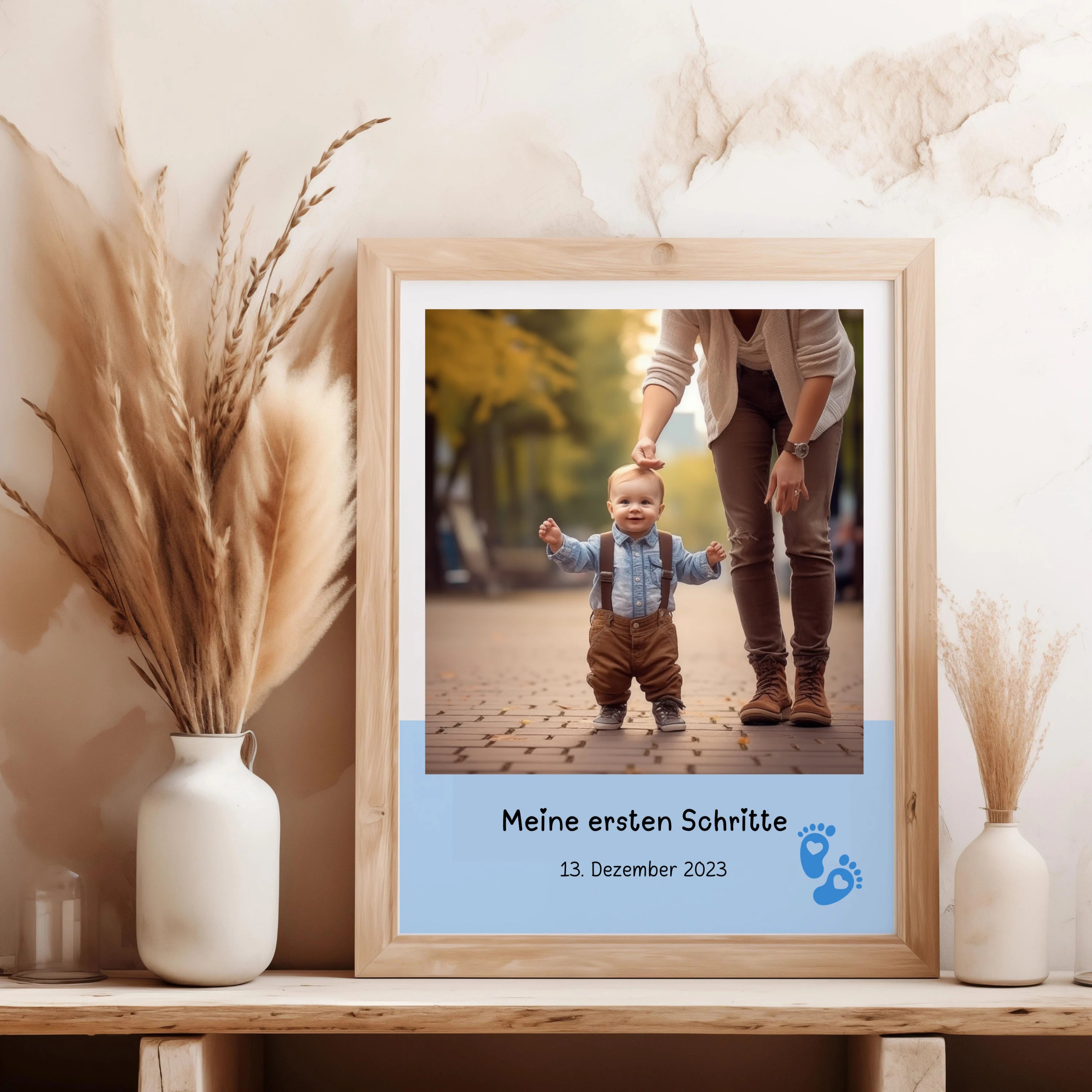 Geburtsposter - Meine ersten Schritte