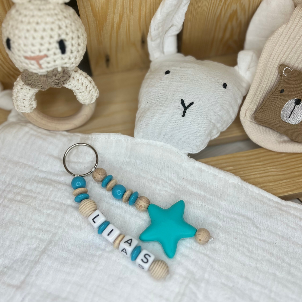 Schlüsselanhänger mit Namen , Anhänger, Geschenk Einschulung, Schultüte