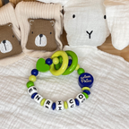 Greifring „Kleiner Prinz“ mit Herz – Personalisiertes Babygeschenk für Jungen
