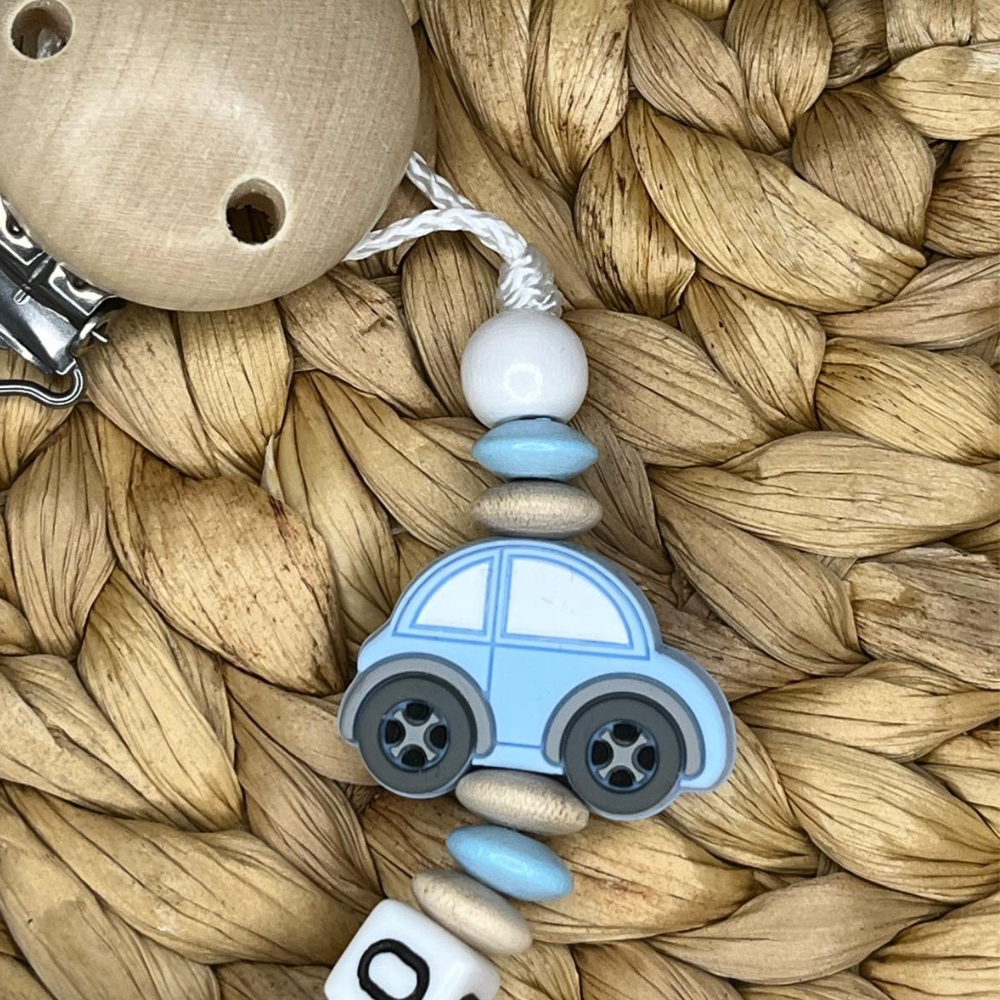 Mein süßer Rennfahrer – Schnullerkette Junge Kleiner Prinz Style