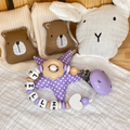 Schnullerkette mit Namen für Mädchen - Personalisietrt – Babygeschenk zur Geburt oder Taufe