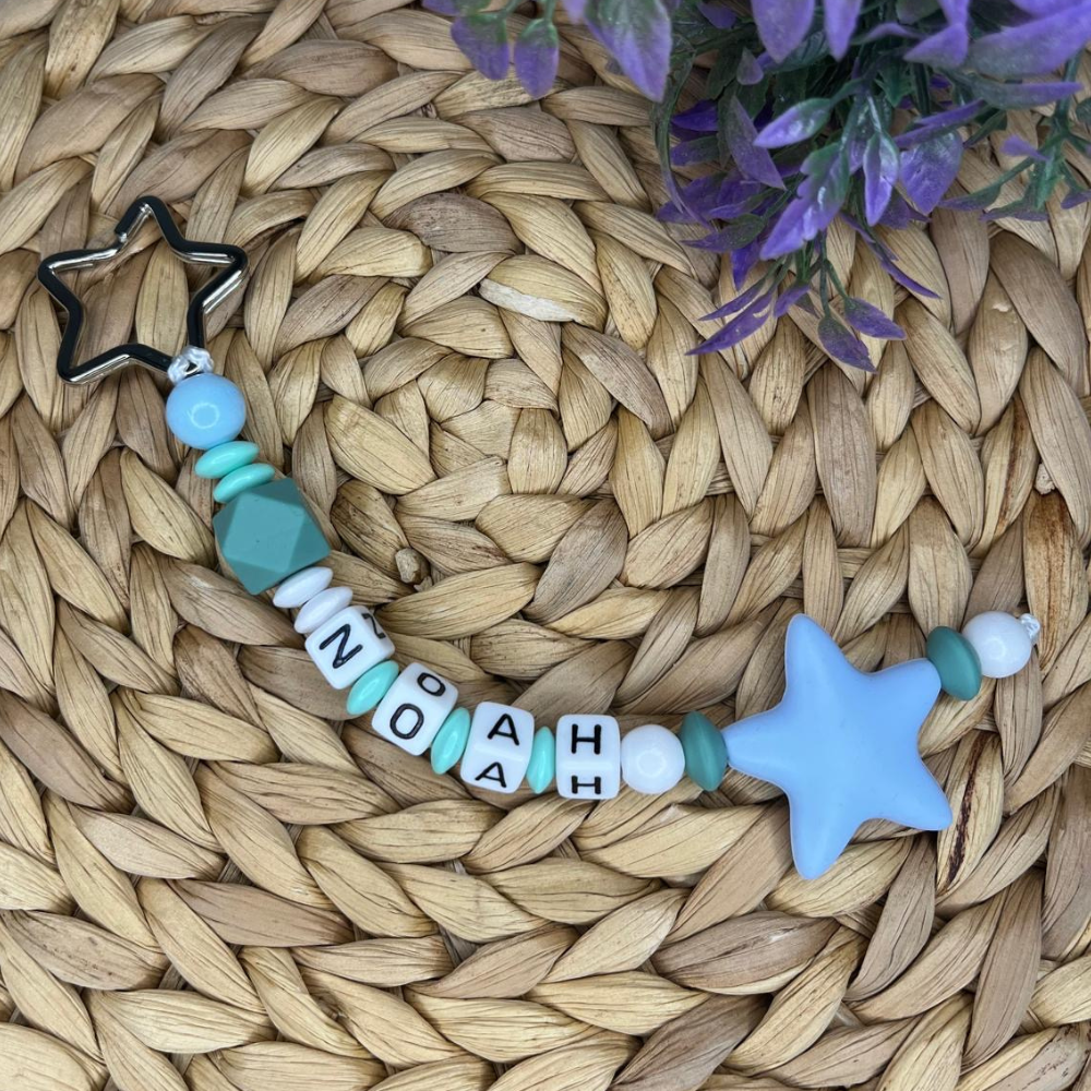 Baby Geschenkset Junge – Personalisiert mit Name (4-teilig)