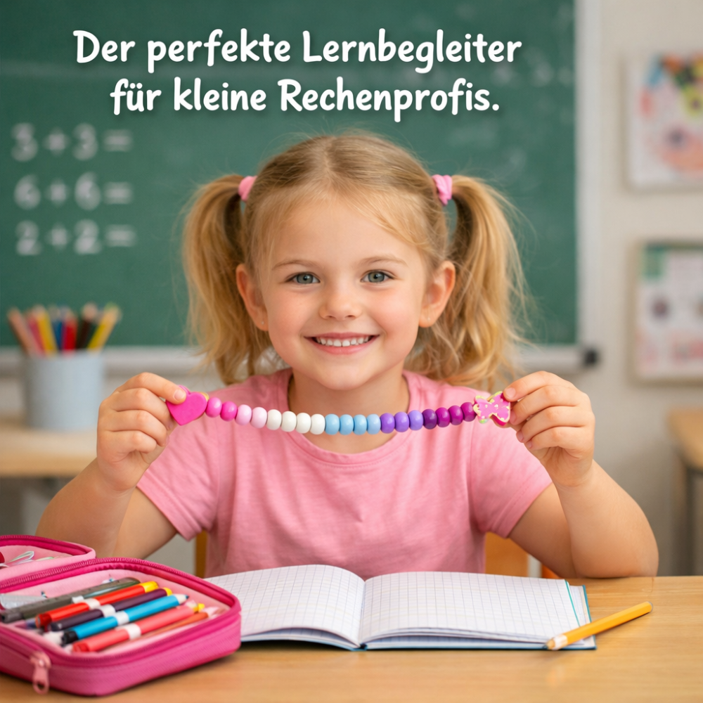 Personalisierte ABC Rechenkette mit Namen – Lernhilfe zum Rechnen & Schreiben lernen | Geschenk zur Einschulung