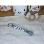 Personaliserter Schlüsselanhänger mit Namen – Taschenanhänger / Taschenbaumler