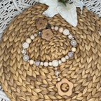 Handmade Kinderwagenkette für Mädchen - Silikon & Holz im perfekten Design