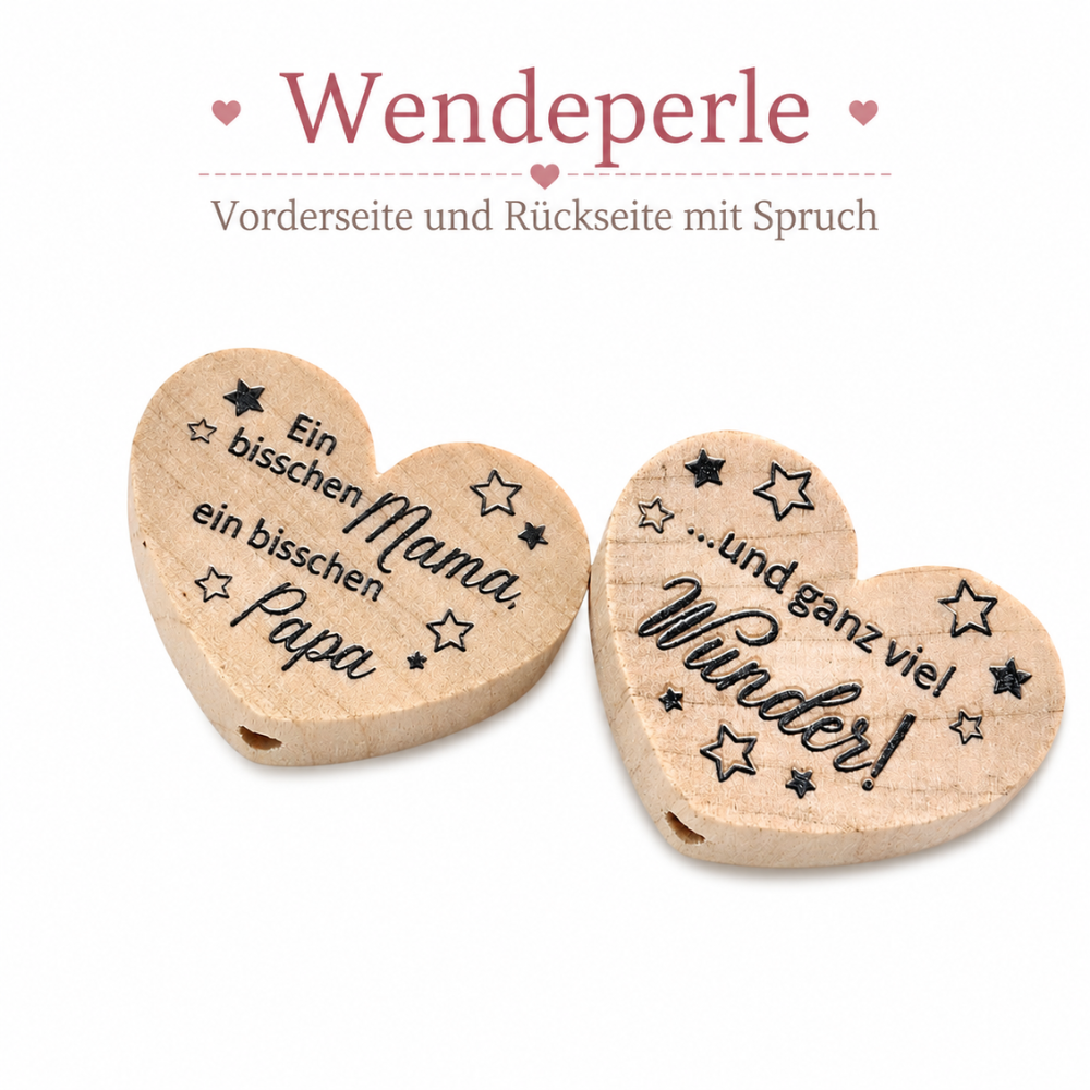 Personalisierte Kinderwagenkette mit Namen | Baby Geschenk Mädchen