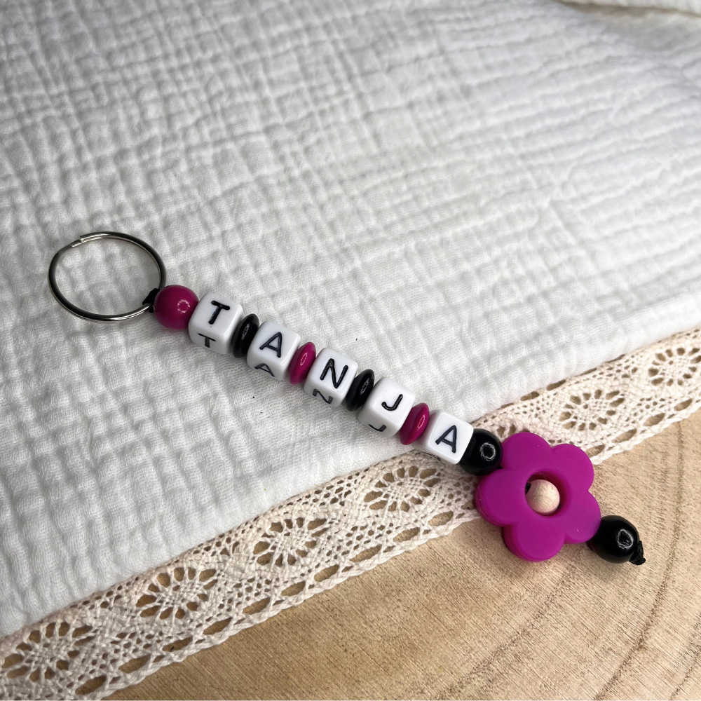Schlüsselanhänger mit Namen , Anhänger, Geschenk Einschulung, Schultüte, Taschenbaumler