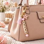 Personalisierter Schlüsselanhänger mit Namen | Rucksackanhänger mit Namen | Geschenkidee