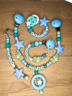 Baby Geschenkset Junge – Personalisiert mit Name (4-teilig)