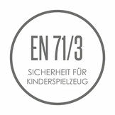 Schnullerkette mit Namen für Mädchen Mini Prinzessin Babyrosa & Grau