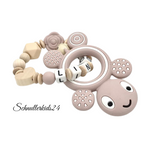 Greifling Greifring mit Namen Mädchen Junge Holz Spielzeug Baby Geburt Geschenk