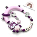Greifling mit Namen Mädchen Junge Kleiner Prinz oder Prinzessin Geschenk zur Geburt Taufe Babyparty