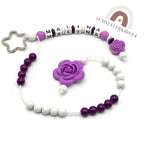 Rechenkette mit Namen Mädchen ABC Kette Zählkette Einschulung Schulkind Rechenwurm