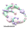 Greifring/Greifling mit Namen Fuchs Mädchen Babygeschenk zur Geburt Taufe Babyparty