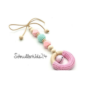Maxi Cosi Anhänger - Mint & Rosa