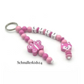 Schlüsselanhänger - Baby Rosa/Pink, Fuchs + Schmetterling