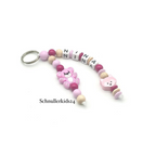 Schlüsselanhänger - Baby Rosa/Pink/Natur, Fuchs + Teddy